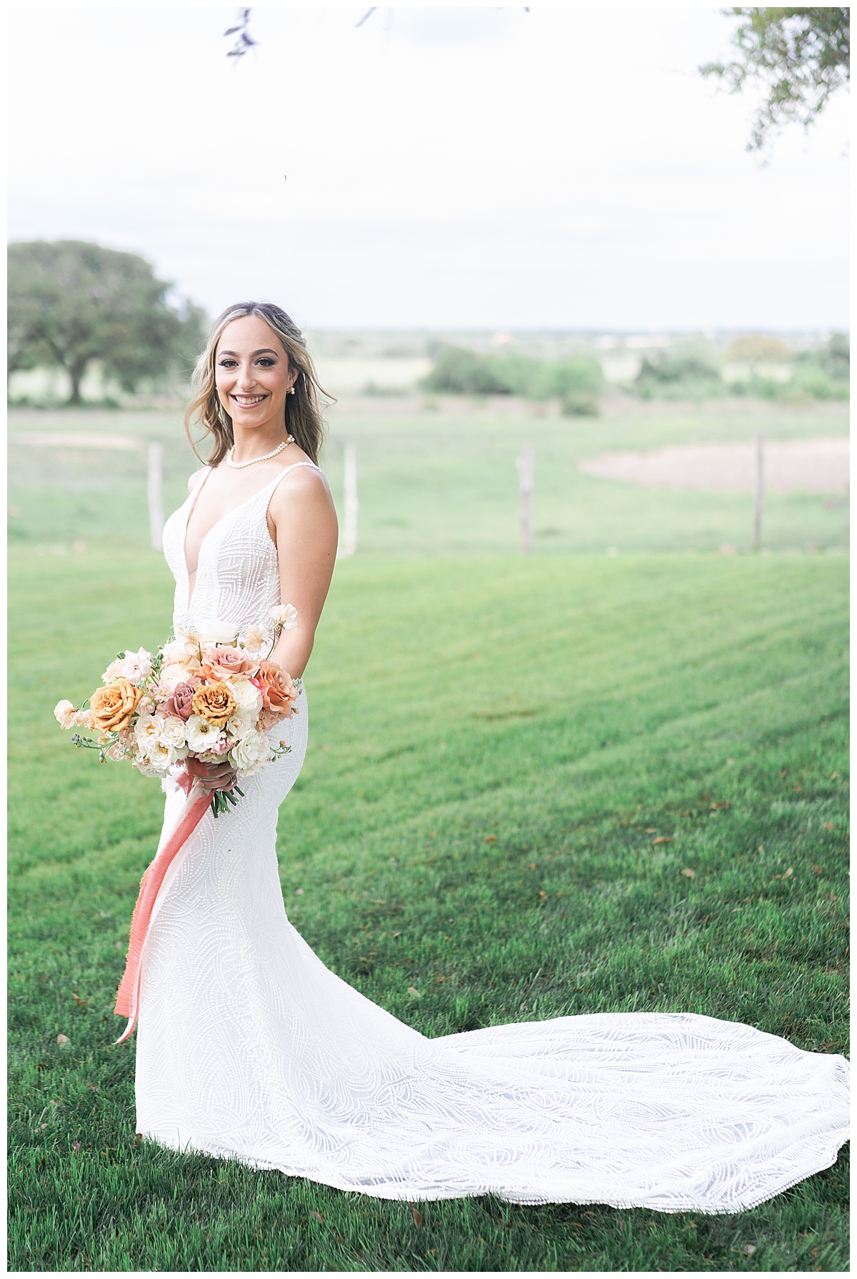 Bride shares a bug smile during their Stonehouse Villa Wedding