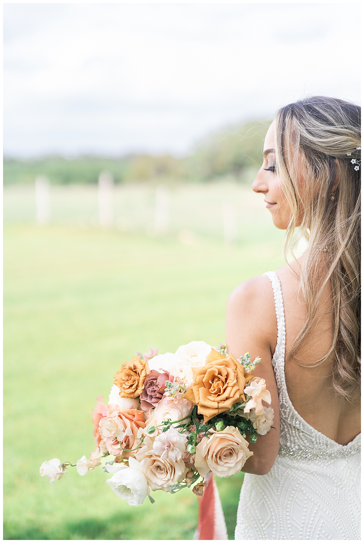 Stunning bridal bouquet during a Stonehouse Villa Wedding