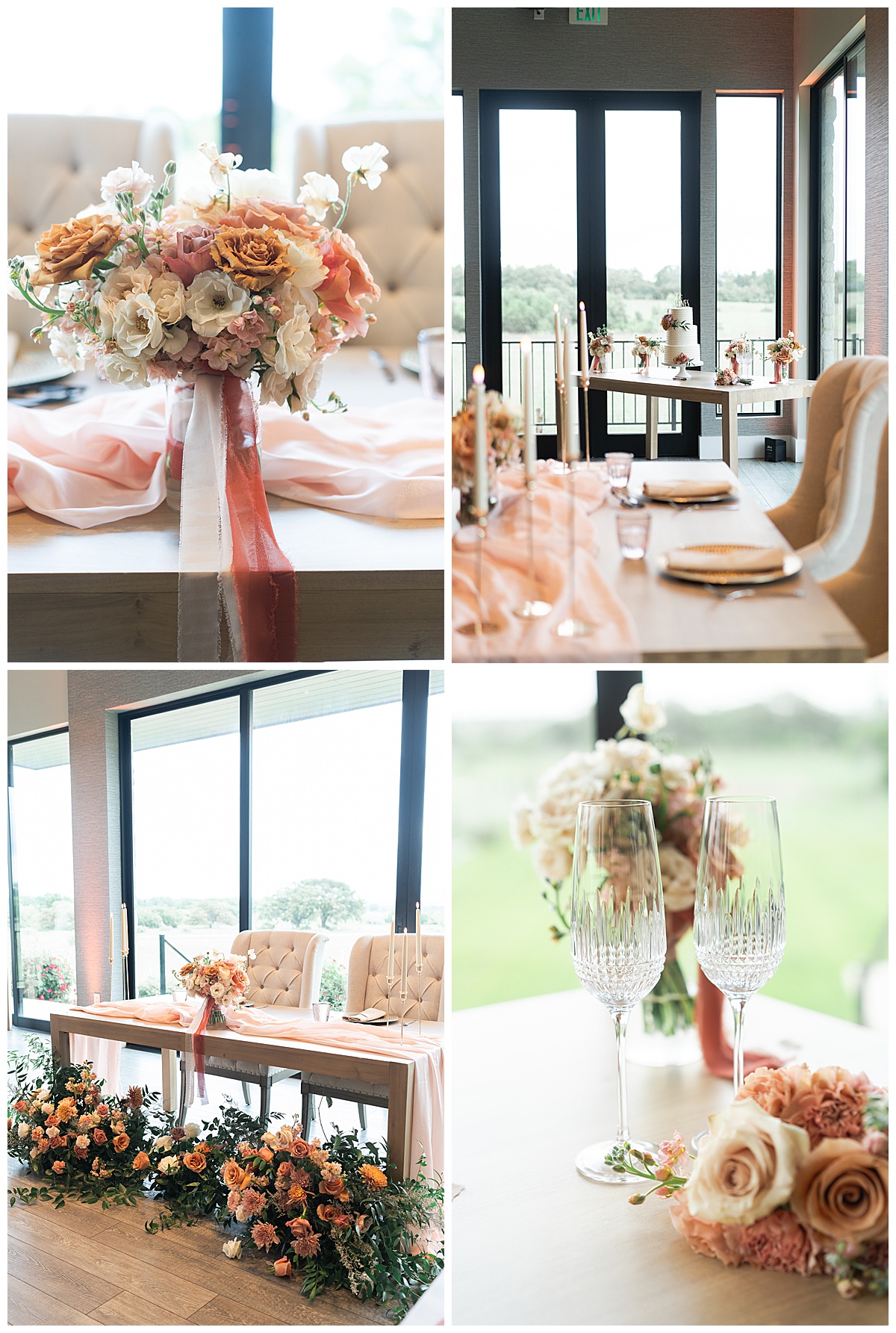 Cake table design by Swish & Click Photography