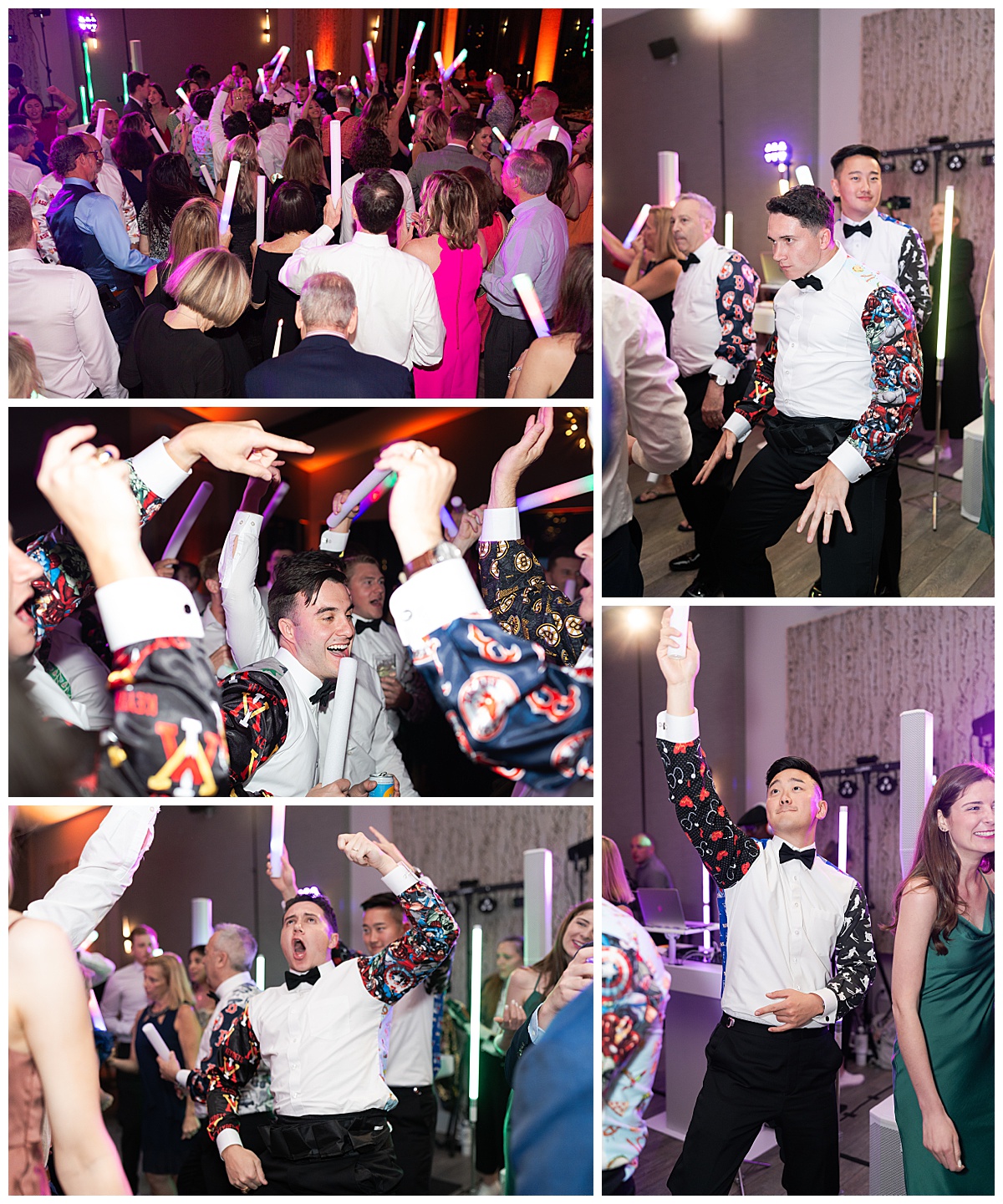 Family and friends dance the night away during a Stonehouse Villa Wedding