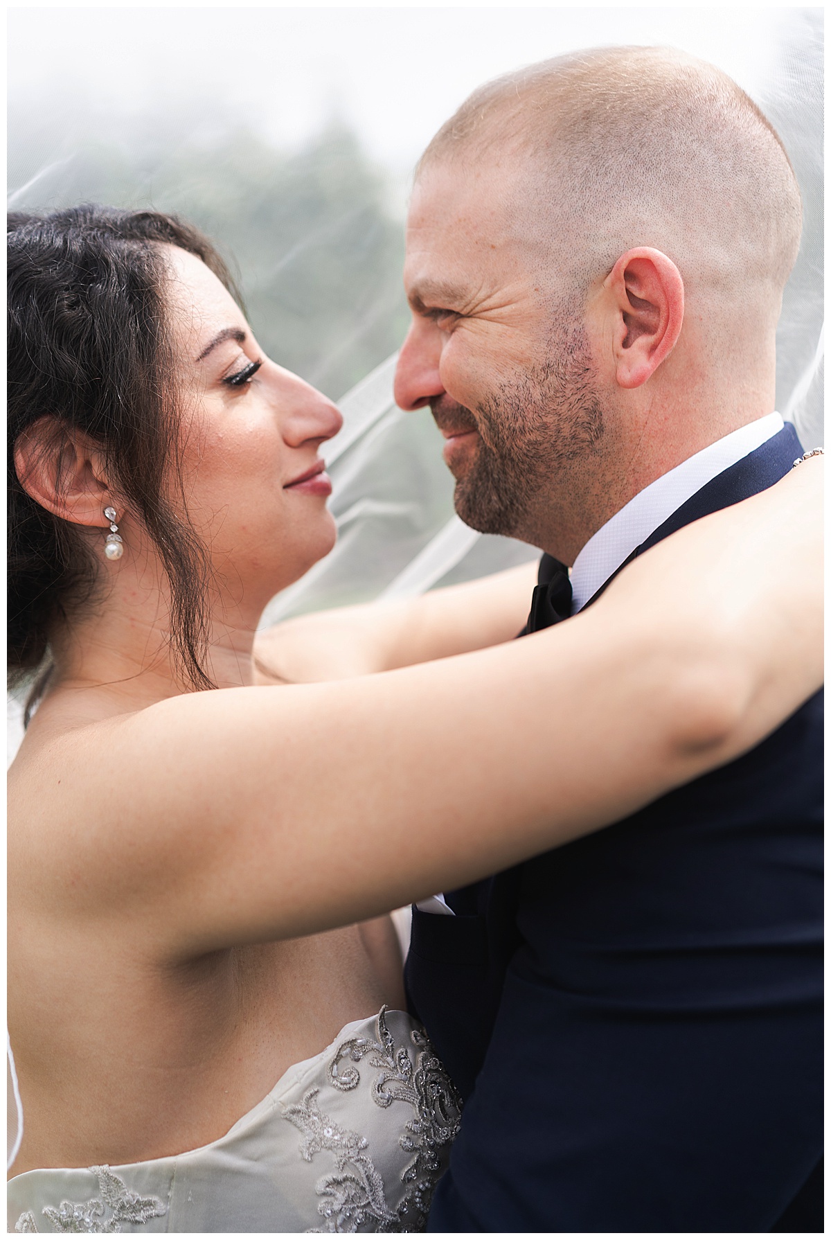 Bride and groom hold each other close for Toronto Wedding Photographer