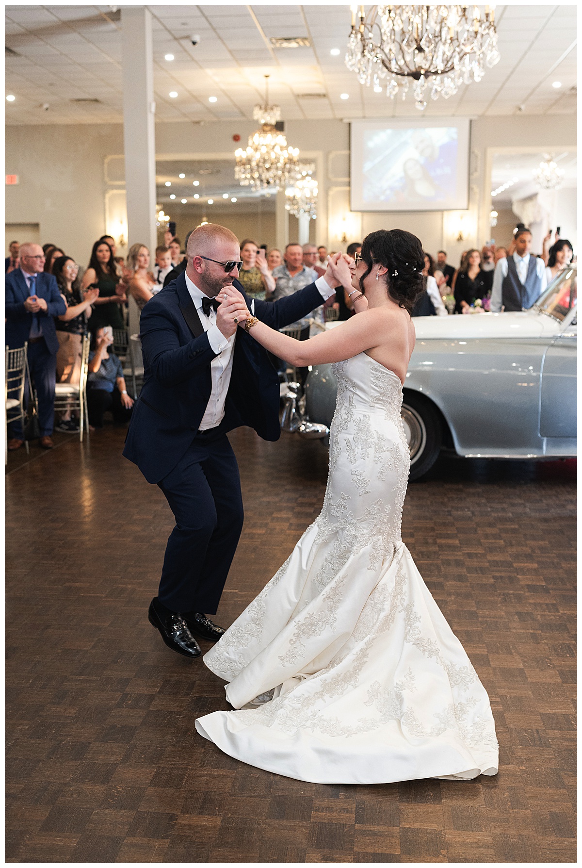 Man and woman dance together for Toronto Wedding Photographer