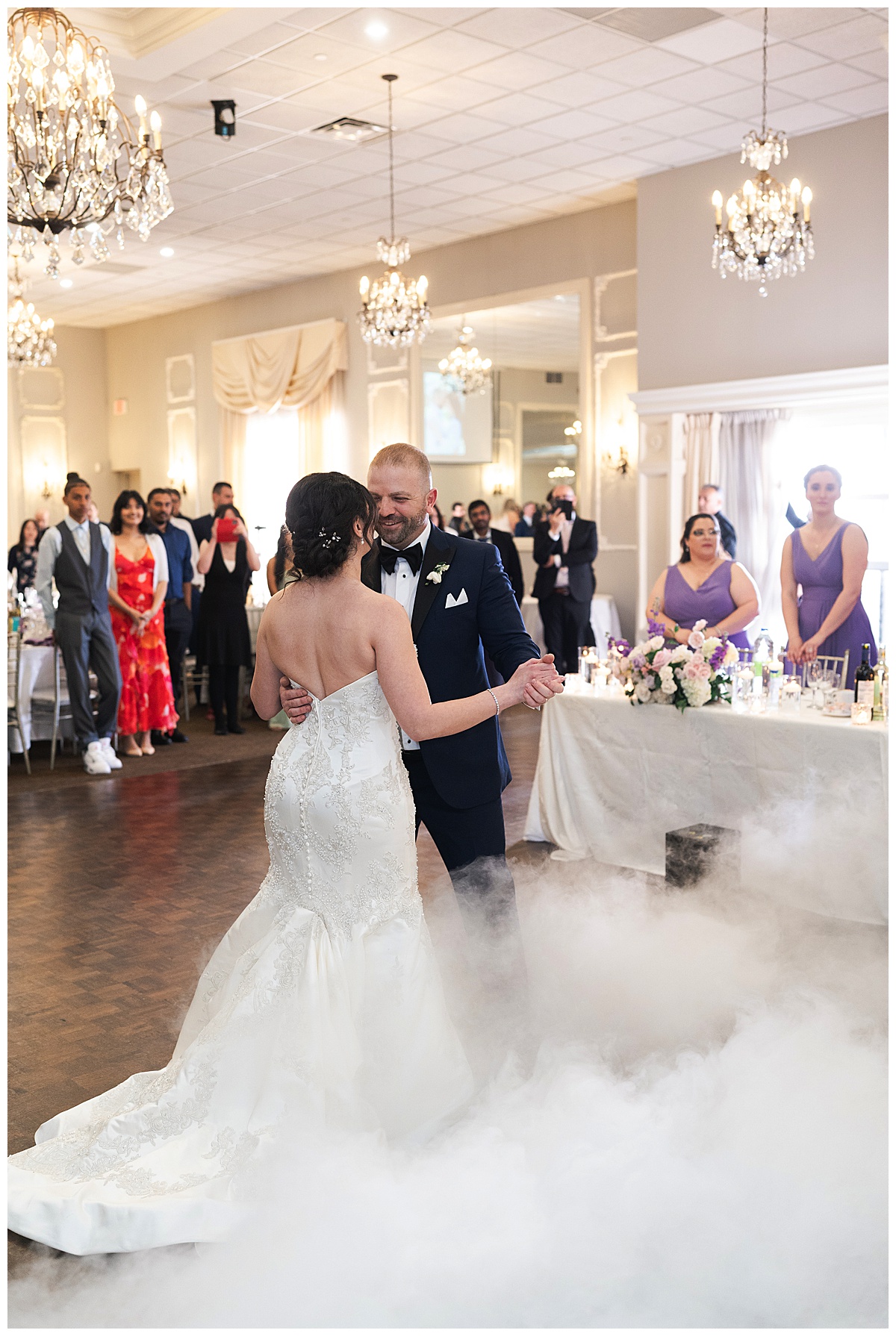 Husband and wife share their first dance together for Toronto Wedding Photographer