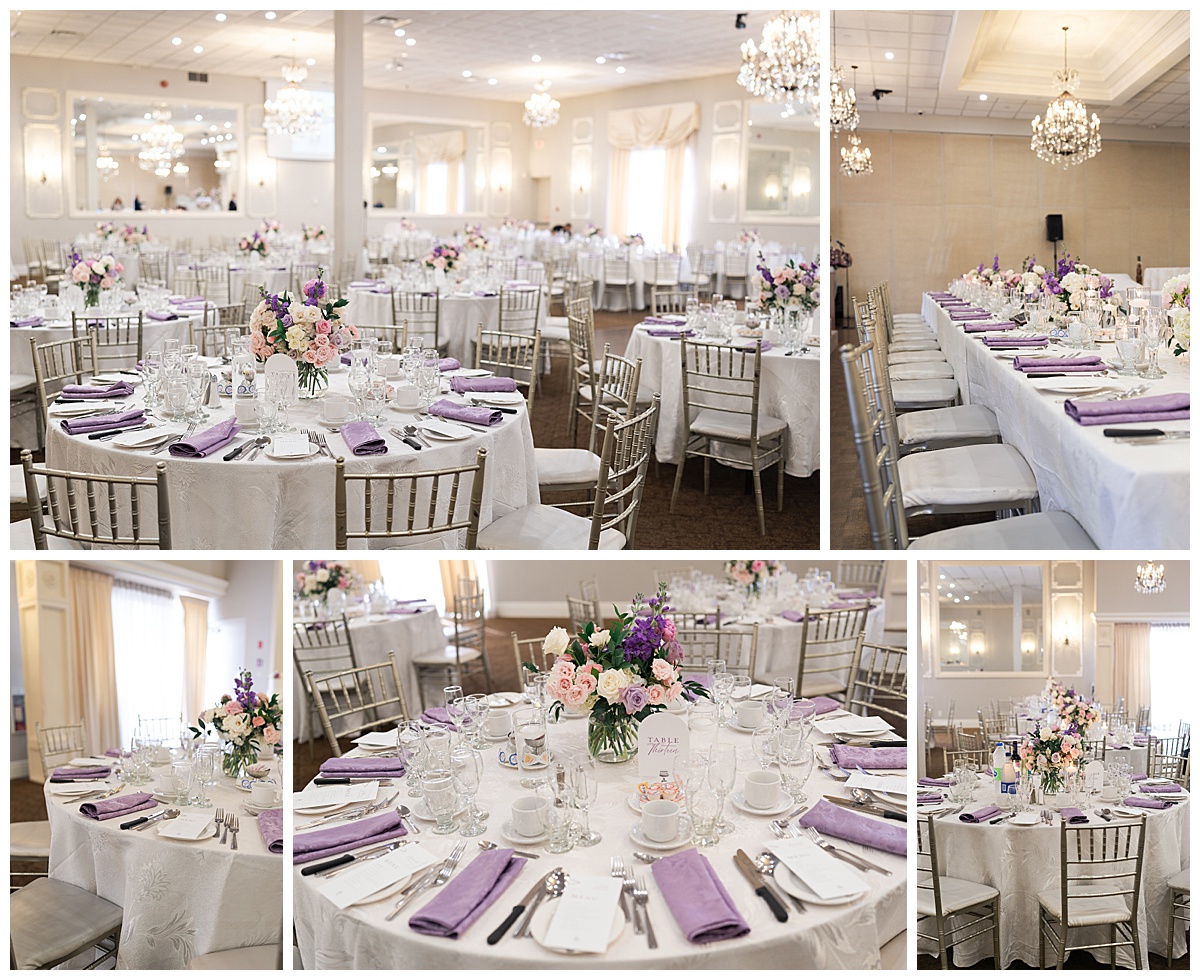 Gorgeous reception details for Swish & Click Photography