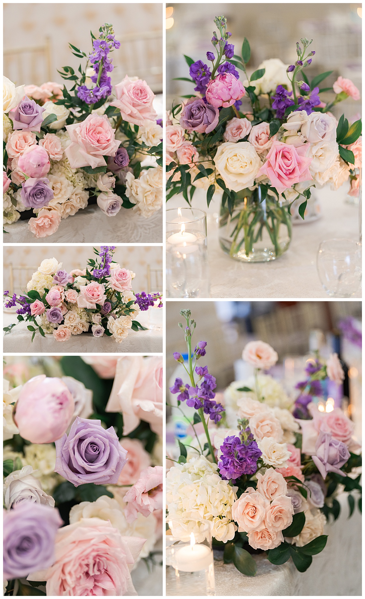 Reception florals for Swish & Click Photography