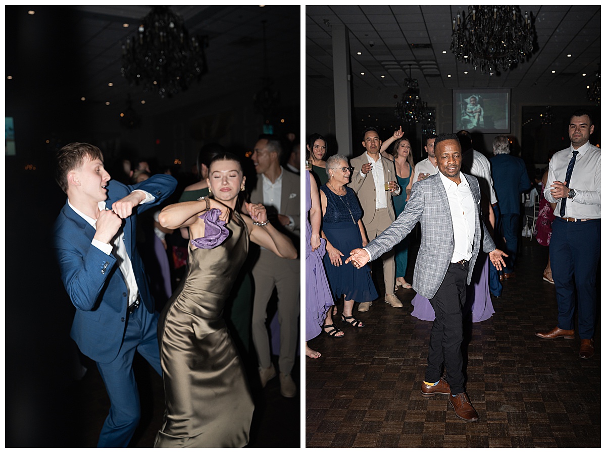 Family and friends dance together for Toronto Wedding Photographer