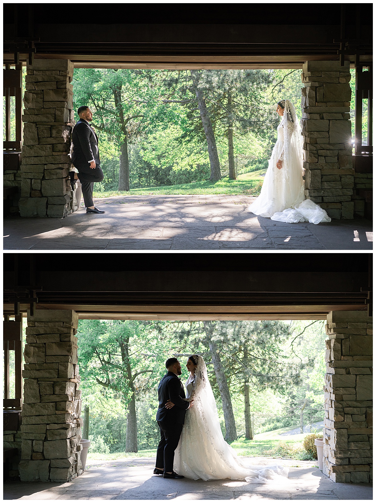 Couple stand together by Toronto's Best Wedding Photographers