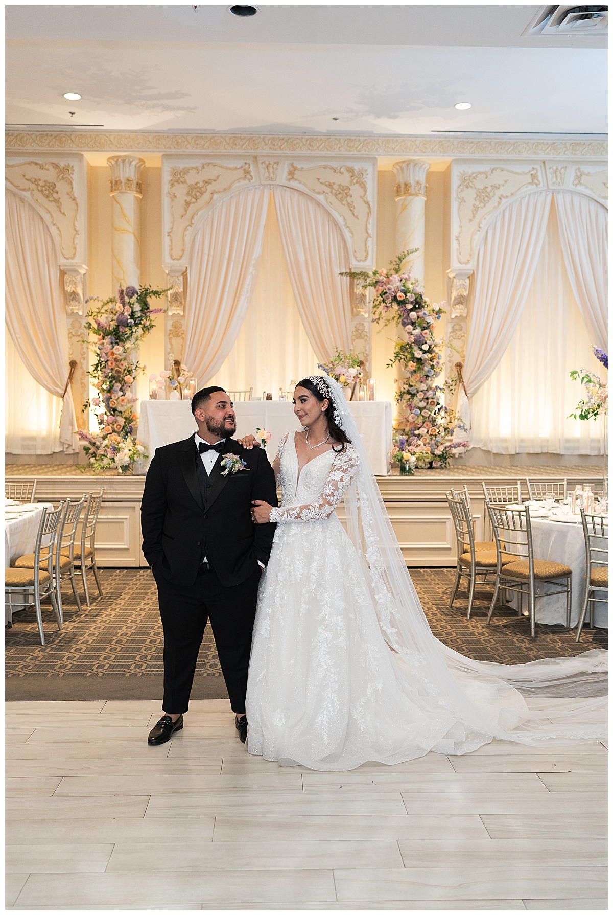 Bride and groom smile at one another by Toronto's Best Wedding Photographers