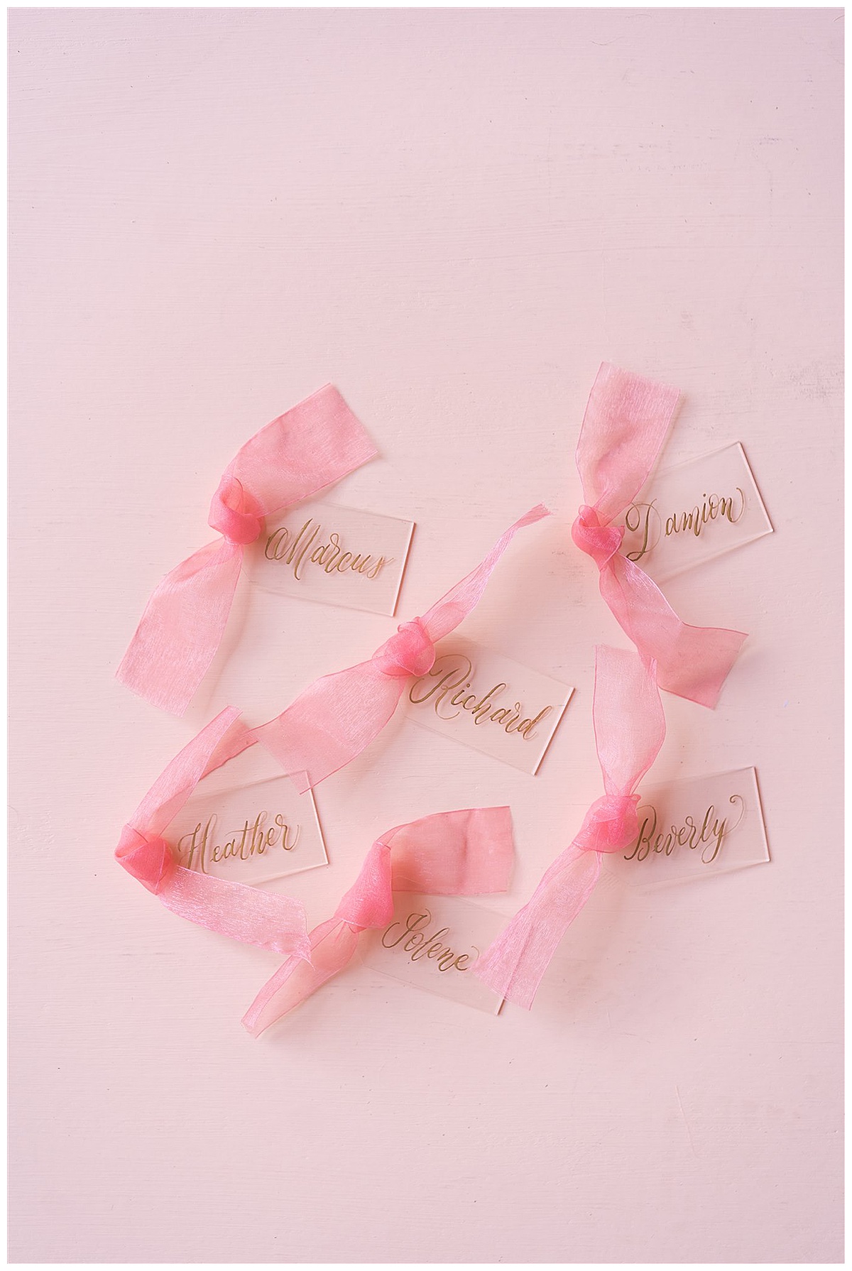 Wedding guest tags by Swish & Click Photography