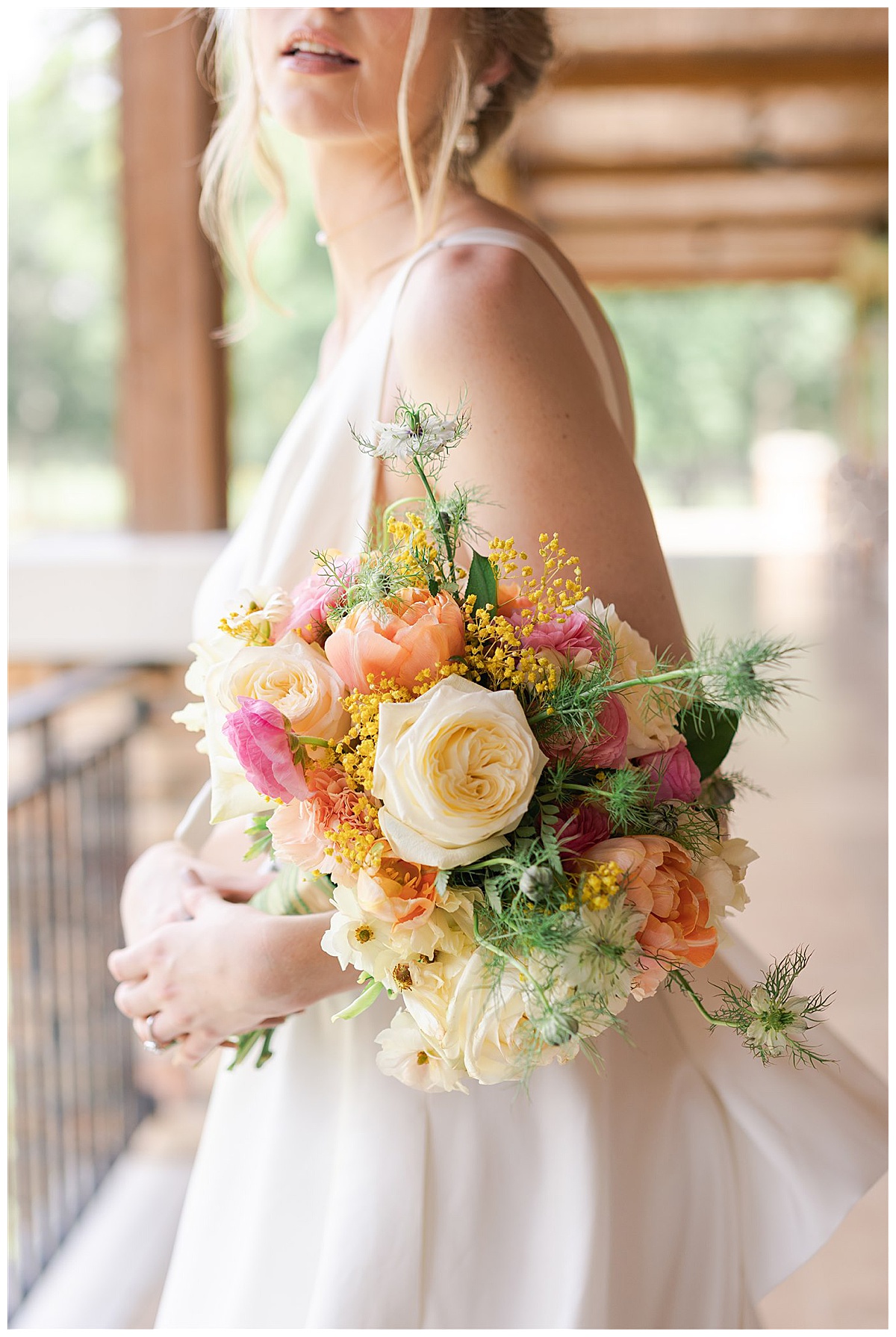 Stunning wedding bouquet at The Woodlands Country Club