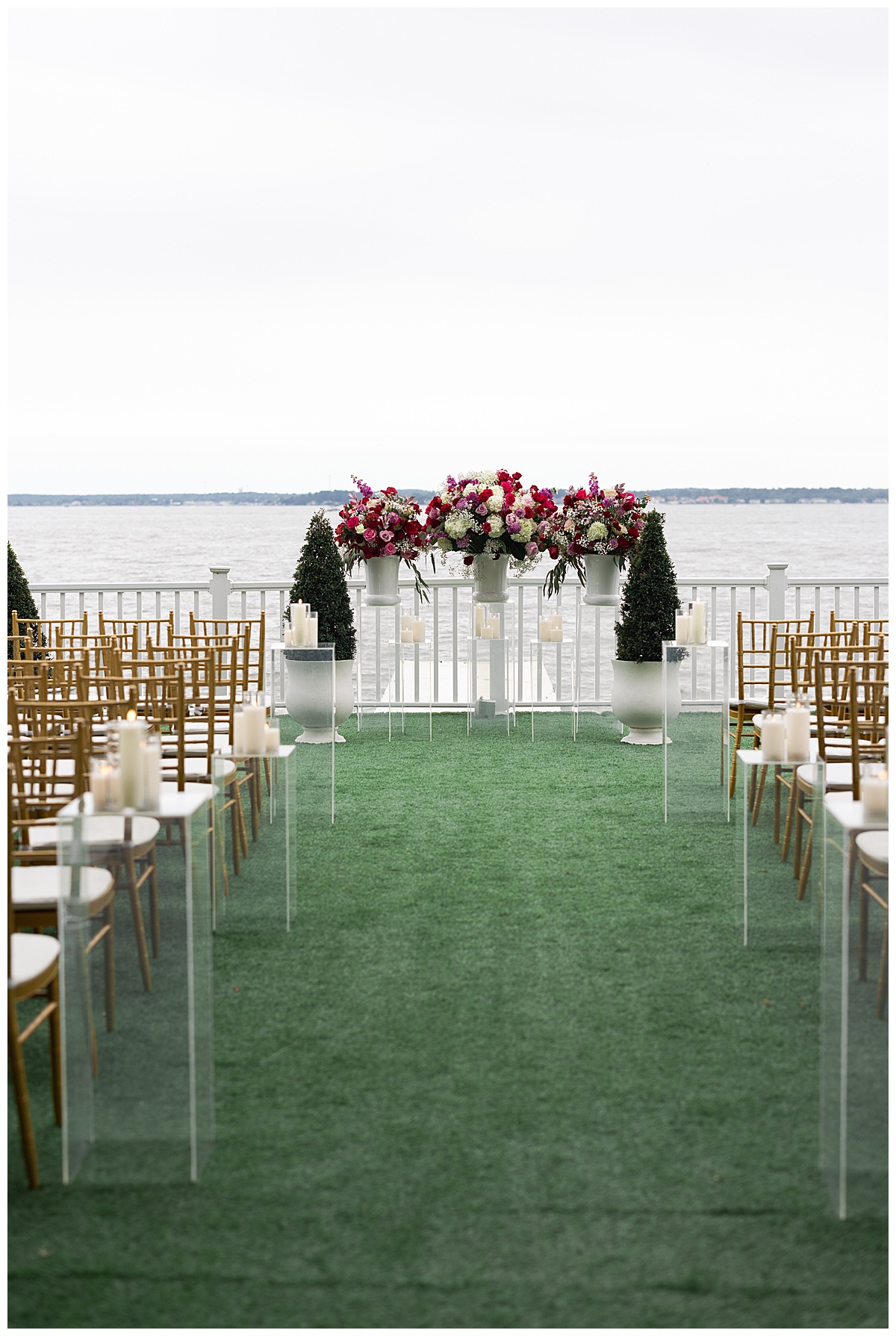 Stunning ceremony location by Swish & Click Photography