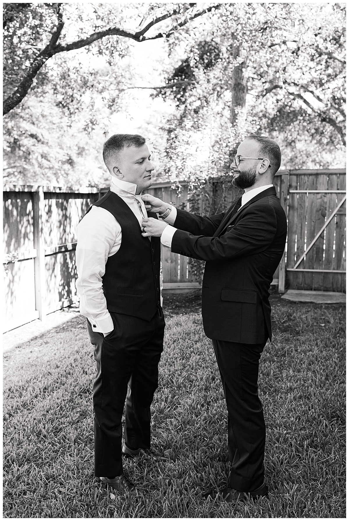 Groom getting ready photographed by Swish & Click Photography