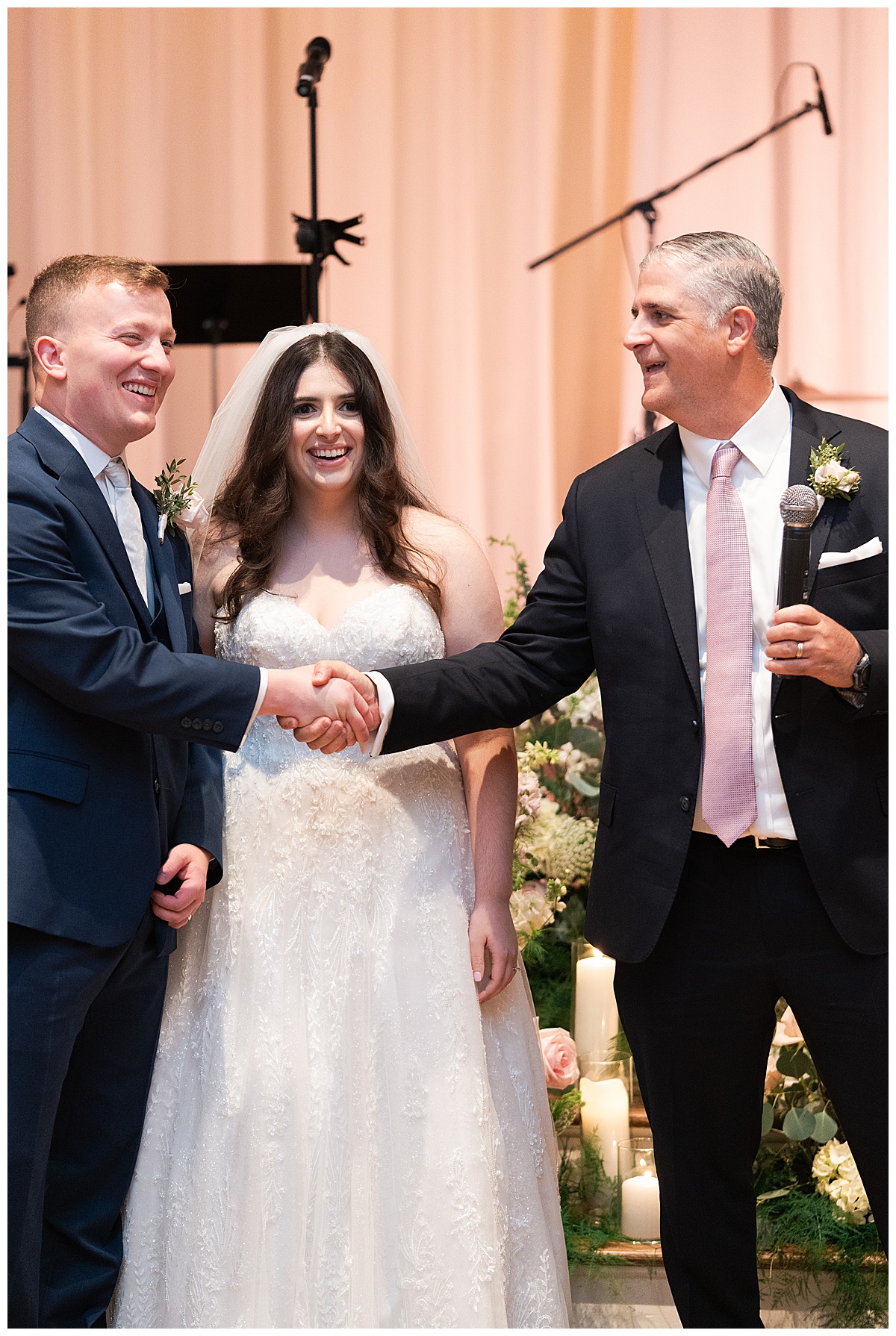 Father of the bride giving a toast at the wedding reception captured by Swish and Click Photography