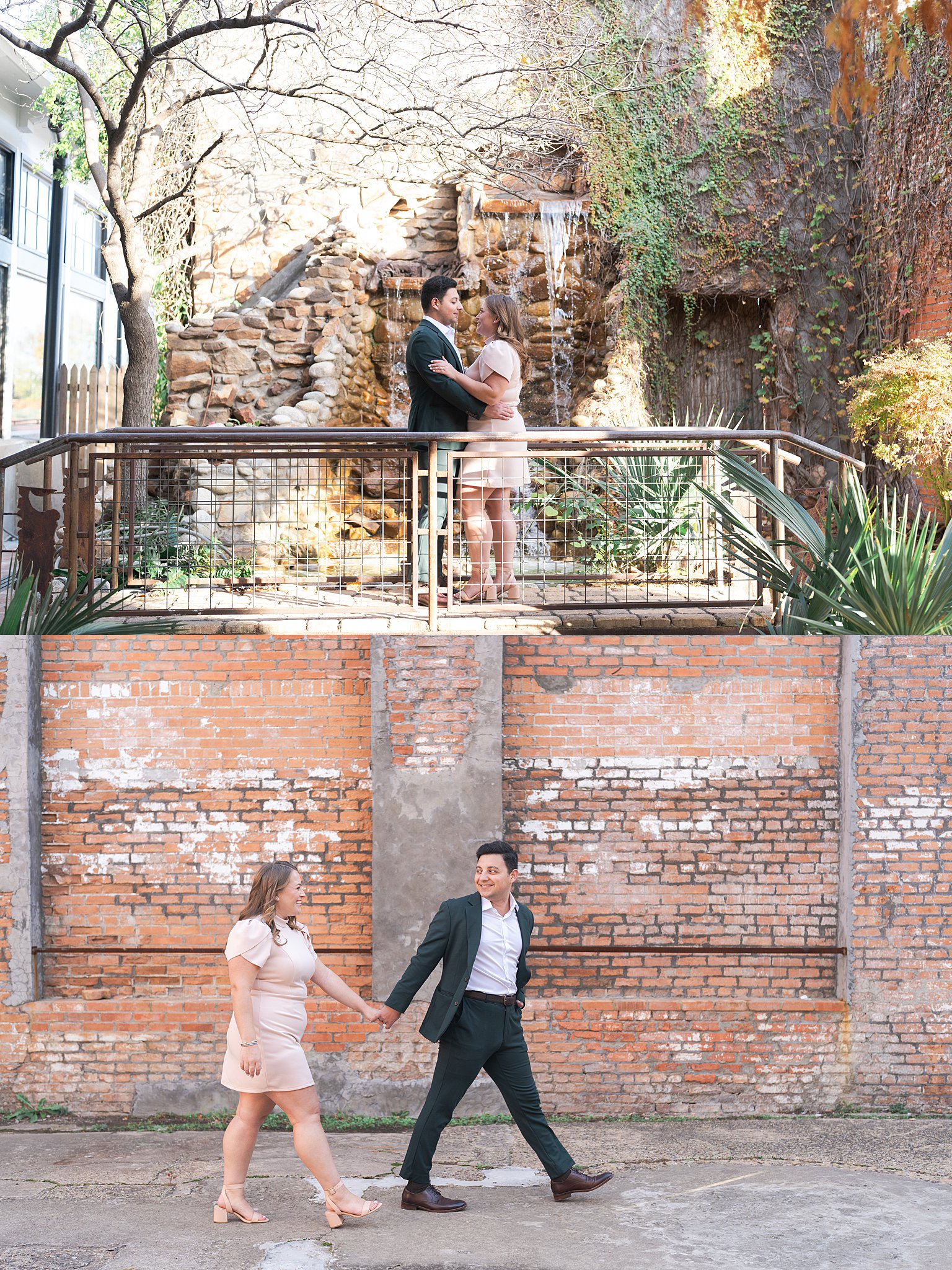 Swish and Click Photography captured an engaged couple at the McKinney Cotton Mill 