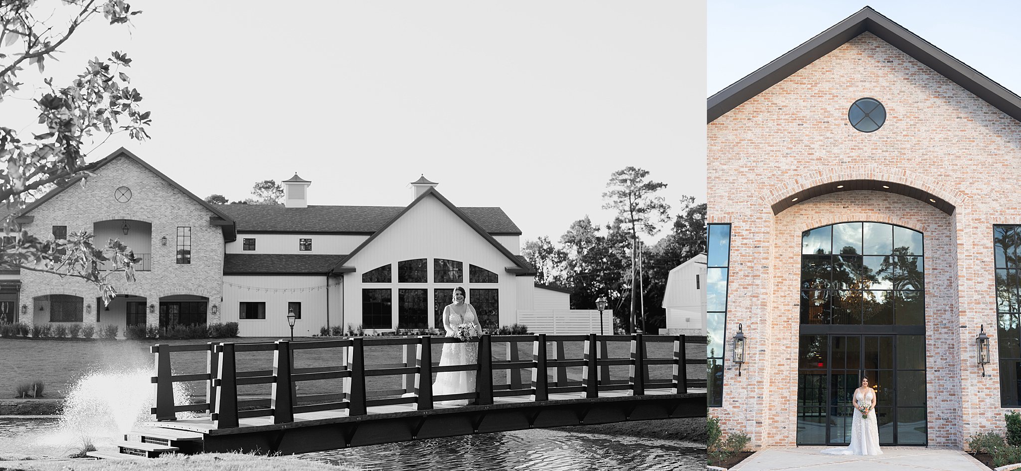 bride poses for her bridal portraits at the Blue Magnolia by Swish and Click Photography