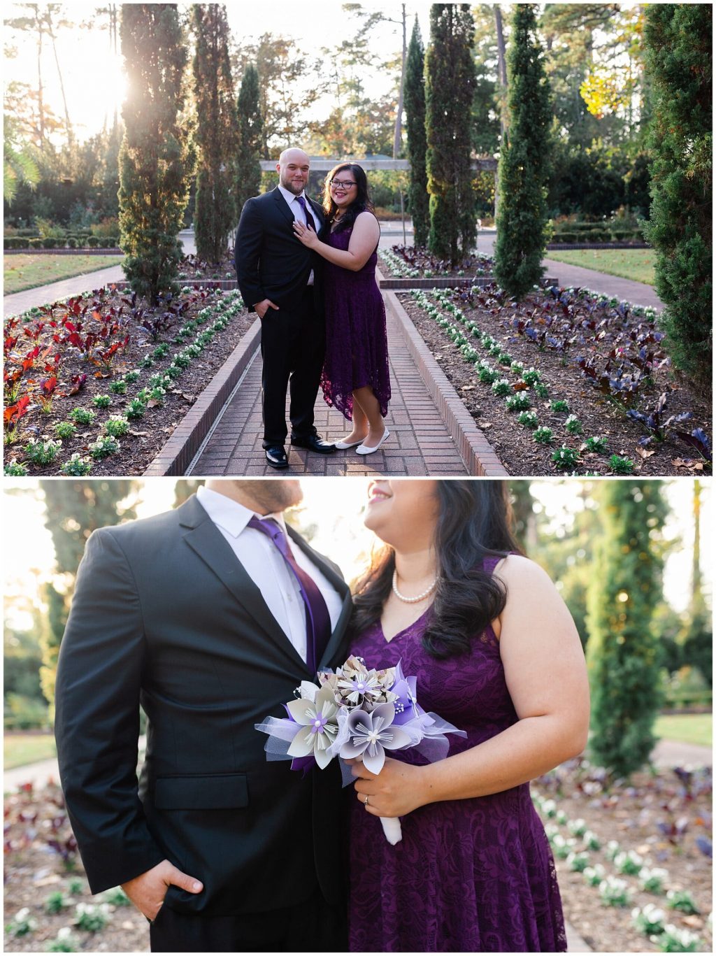 adorable engagement session at Mercer Botanic Gardens in Houston TX photographed by Swish and Click Photography
