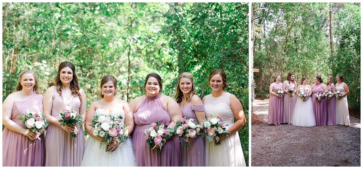 bridal party happiness